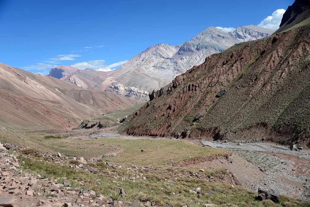 23 Trail With Bridge Ahead Between Confluencia And The Aconcagua Park Exit To Penitentes